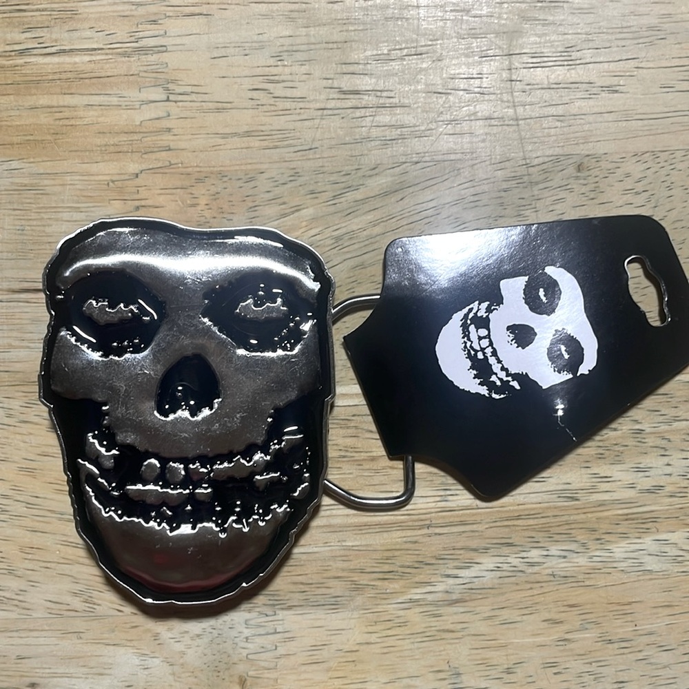 New 2009 Misfits Glen Danzig Skull Mask Face Belt Buckle